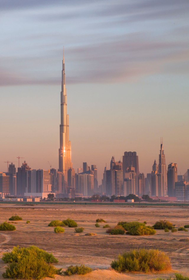 Burj Khalifa Sunrise Crop 1