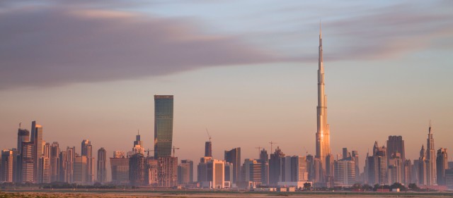 Burj Khalifa Sunrise Crop 2